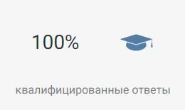 100% квалифицированные ответы